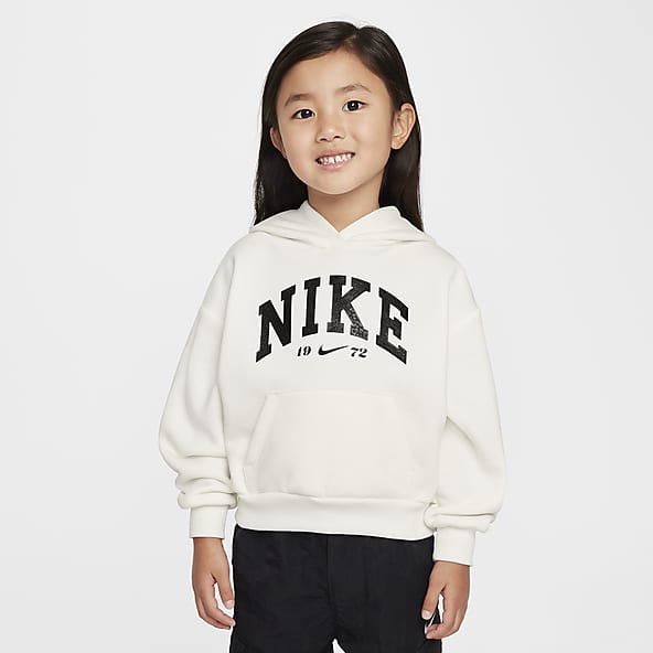 Kids White Hoodies Pullovers. Nike